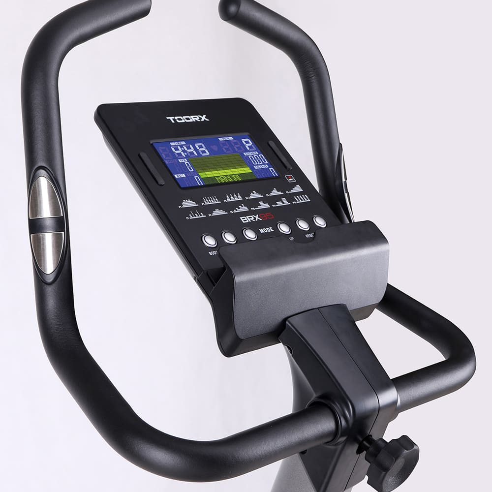 Dviratis Treniruoklis TOORX BRX-95 ekranas