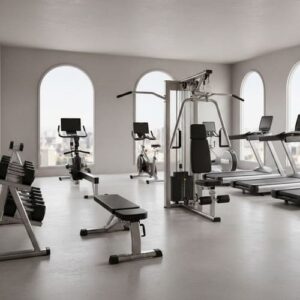 Parduotuve. Skirtingi treniruokliai